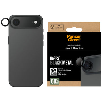PanzerGlass Hoops Lens Protector for iPhone Air - Black
